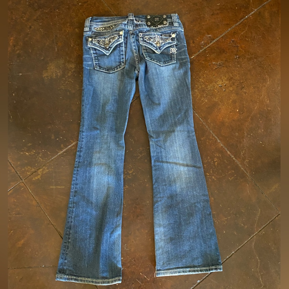 Girls Miss Me Boot Cut Jeans